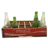 Vintage Coca-Cola Wood Crate with Royal Crown and
