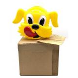 Vintage Plastic Chowhound Dog Cookie Jar with