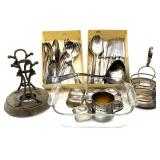 Silverplate Flatware, Antique Silverplate Cup,