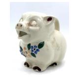 Vintage Shawnee Pottery Smiley Pig Pitcher 7.5"