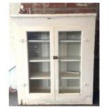 Antique Wood Cabinet Top 41" x 13" x 47"