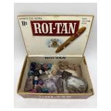 Agate, Rocks, Minerals, and More in Cigar Box