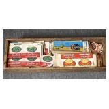 Vintage Santa Fe and Pan Tree Canned Food Labels