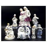 Antique/Vintage Porcelain Figures 9.5" Tall and