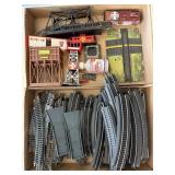 HO Scale Train Track Pieces and More Accessories