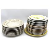 Stoneware Diner-Style Plates- many are chipped