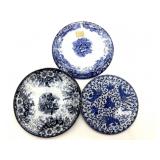 Antique/Vintage Blue and White Porcelain Trivets