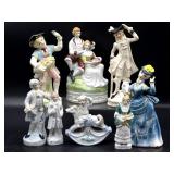 Antique/Vintage Porcelain Figures 8.25" Tall and
