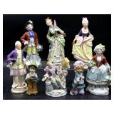 Antique/Vintage Porcelain Figures 7.5" Tall and