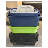Plastic Storage Totes