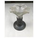 glass candle stick holder