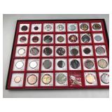 collection of ols coins and buttons