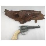 pony boy cap gun with leather holster