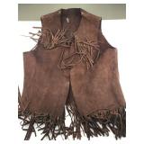 vintage children's leather vest