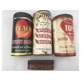 collection of snuff cans