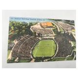 vintage sanford stadium postcard
