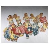 vintage baby dress up cards