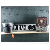 Jack Daniels Lot Sign Tin Bucket