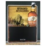 Buffalo Trace Stand Strong Tin Sign
