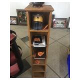 Wooden Narrow Display Shelf No Contents