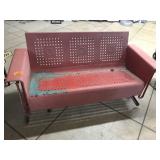 Vtg Metal Rocking Sofa