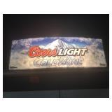 Coors Light Cold Zone Light Up Sign