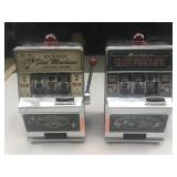 Pair of Small Slot Machines