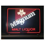 Magnum Malt Liquor Light Up Sign