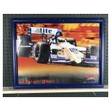 Miller Lite Racing Framed Mirror