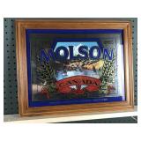 Molson Beer Framed Mirror