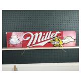 Miller Beer Tin Sign