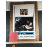 Framed Deliverance Movie Poster & Script