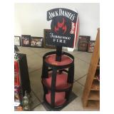 Jack Daniels Tennessee Fire Whiskey Display Barrel