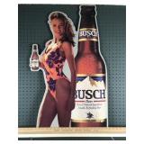 Busch Beer Bottle Beer Tin Sign