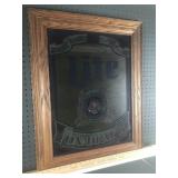 Miller Lite Framed Mirror