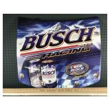 Busch Racing Beer Hood Replica Sign