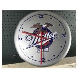 Miller Beer Bottle Top Clock