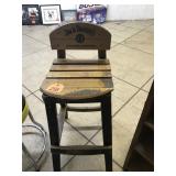 Jack Daniels Wooden Stool