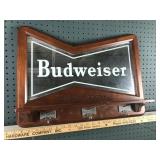 Budweiser Coat Rack & Mirror