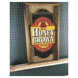 Honey Brown Lager Framed Mirror