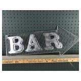 Bar Arrow Sign