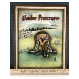 Under Pressure Golf Sign