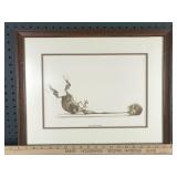 The Gutterball Streaker Framed