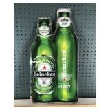 Heineken Beer Bottle Sign