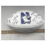 Northwestern Signed Football