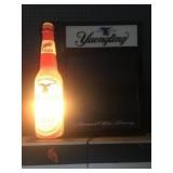 Yuengling Light Up Beer Bottle Menu Board