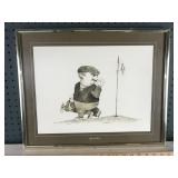 18th Hole Golfing Framed Picture