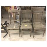 Set of 3 Old Chairs