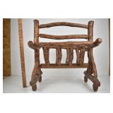 Wooden Magazine Rack