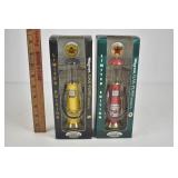 2 Wayne Gas Pump Replicas miniatures